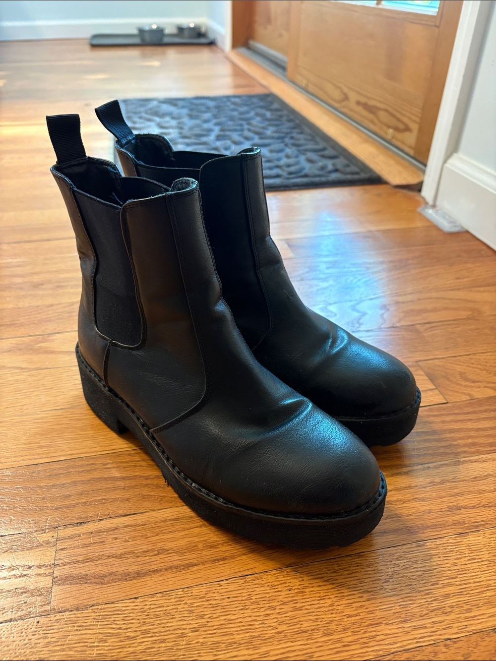 Dirty Laundry Black Chelsea Platform Boots